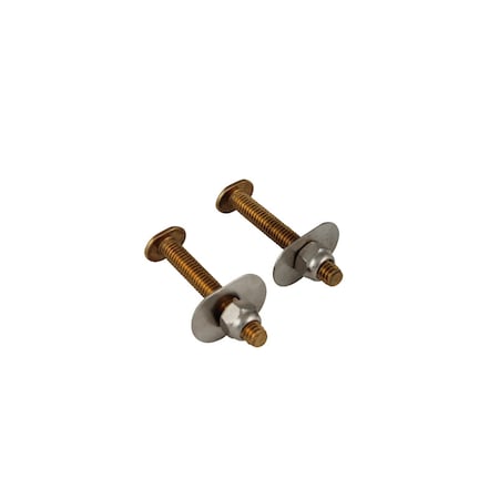 Plumb Pak Plumb Pak Toilet Bolt Set Brass, PK2 PP835-170